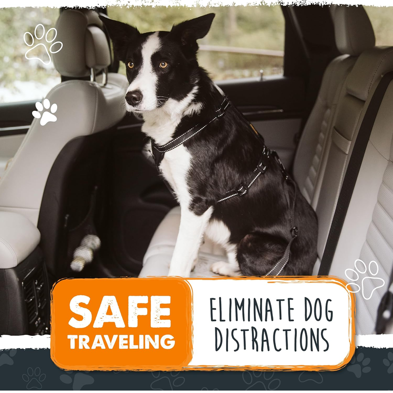 Mighty Paw Dog Car Seat Belt – Universal Pet Safety Belt (Black)