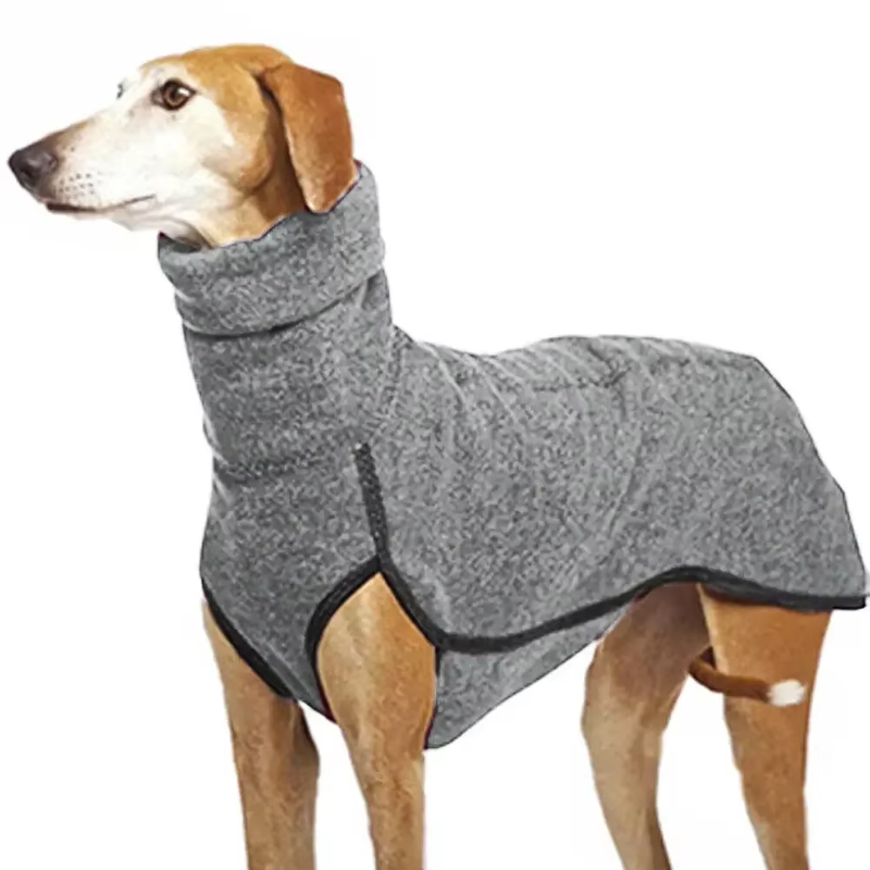 Durable Warm Fleece Dog Jacket – High Neck Winter Pet Coat for Small, Medium & Large Dogs – Soft & Comfortable Cold Weather Clothing