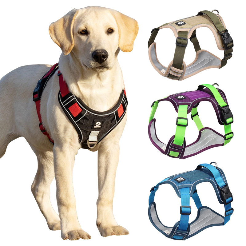 Reflective Dog Harness – Waterproof 1680D Oxford Cloth