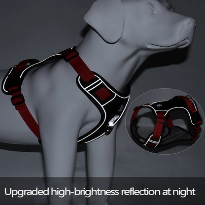 Reflective Dog Harness – Waterproof 1680D Oxford Cloth