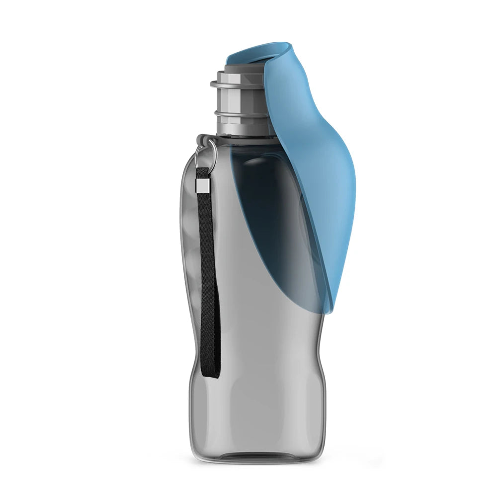 800ml Portable Dog Water Bottle  Leak-Proof Travel Dispenser with Bowl for Dogs & Cats | Outdoor Hydration for Small, Medium & Large Pets